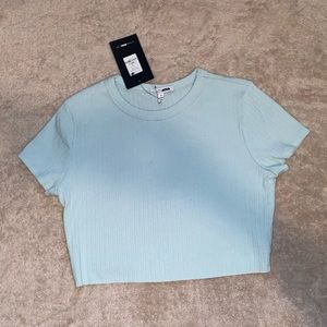 Women’s Crop Top- Light blue